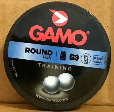 Pellets de entrenamiento Gamo Round Fun 250 unidades calibre .22 C17 Foto 1 de 4