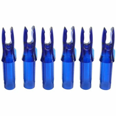 50pcs Archery Arrow Nocks Insert Tails Plastic Tips ID 6.2mm Shaft Bow Shooting - Image 1 of 4