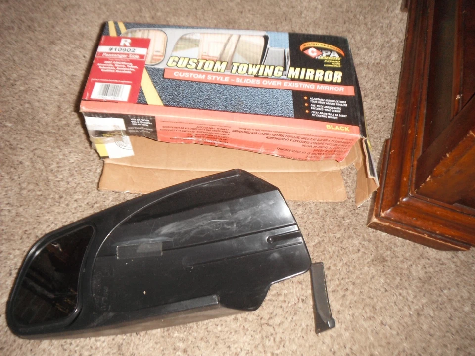 Custom Towing Mirrors Slide Over 92-98/99  Chevy/GMC  2 CIPA USED Easy On & Off - Image 1 of 4