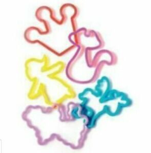  10 pkts Avon Ella Ballerina And Friends Silly Bands (approx 10 bands in each pk