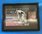 Bobby Richardson New York Yankees Auto Framed Picture Frame