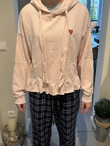Damen Rich & Royal Hoody Sweater Kapuzenpullover rosa Gr. Large top - Bild 1 von 11