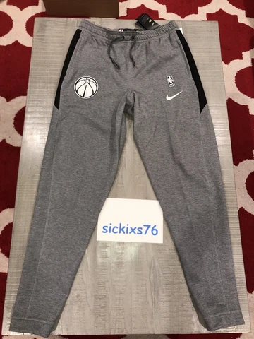 NIKE WASHINGTON WIZARDS TEAM ISSUED WARM-UP SHOWTIME PANTS Sz L-T [932987 032] Cover