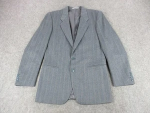 Yves Saint Laurent Blazer Mens Medium Wool Made France Herringbone Suit Jacket - Picture 1 of 20