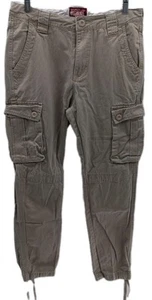 Matchstick Cargohose Herren 32x32 hellbraun gerade Utility khaki Hosen 6 Taschen - Bild 1 von 12