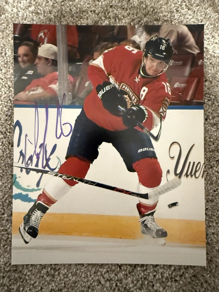 Фотография с автографом Александра Баркова 8x10 с сертификатом подлинности B PANTHERS STANLEY CUP - Изображение 1 из 1