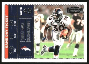2022 Panini Contenders Game Day Ticket #10 Terrell Davis - Picture 1 of 2