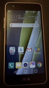 LG Risio 2 16GB Silver (Cricket) Fast Ship Good Used Smartphone - Picture 1 of 3