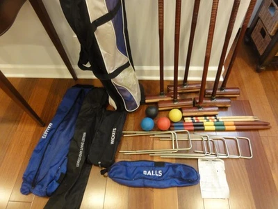 Juego de croquet Franklin Sports Expert - Usado, con instrucciones, #50204 P1, con estuche Foto 1 de 4