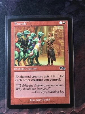 MTG Bravado Urza's Saga 177/350 NM Unplayed - Image 1 of 2