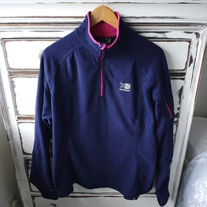 Karrimor UK 16 Navy KS-200 Felpa Pile Donna Zip Pullover Escursione Outdoor - Foto 1 di 11