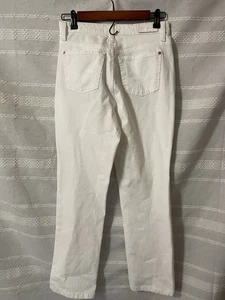 Pantalones de mezclilla Cambio Basics nuevos blancos jade para mujer talla 6 35,00 - Imagen 1 de 4