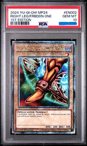 Yugioh PSA 10 RIGHT LEG OF THE FORBIDDEN ONE MP24-EN002 25TH ANNIVERSARY QCR - Picture 1 of 1