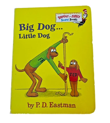 Big Dog Little Dog Board Book P.D. Eastman Bright & Early Books - Image 1 of 3