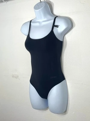 NWT DKNY Women's M Seamless Litewear Shaping Bodysuit DK4029 Black - Image 1 of 4