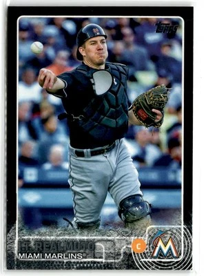 2015 TOPPS UPDATE BLACK PARALLEL JT REALMUTO RC /64 MARLINS #US398 - Image 1 of 2