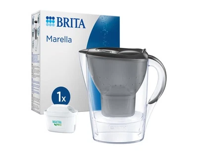 Brita Wasserfilter Kanne Marella graphit inkl. 1x All-in-One Filterkartusche - Bild 1 von 4