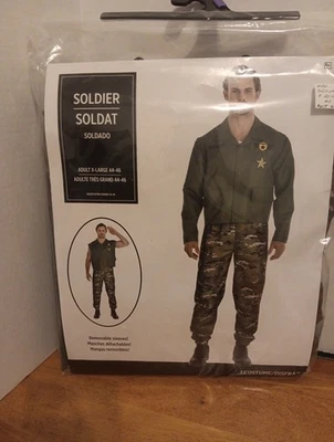 Soldier Costume Adult XL Mens - Image 1 of 4