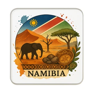 Namibia Kühlschrankmagnet: Niedliches handgefertigtes Reise Souvenir Geschenk - Bild 1 von 5