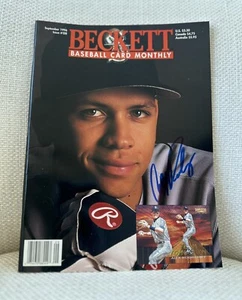 ALEX RODRIGUEZ Autographed BECKETT Baseball Card Monthly Magazine W/COA No Label - Picture 1 of 4