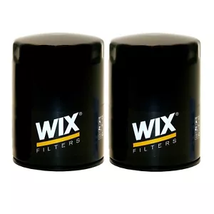 Wix Pair Set of 2 Engine Motor Oil Filters for Audi Chrysler Dodge Ford Jeep LR - Picture 1 of 1