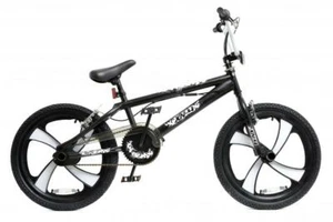 XN BMX Bike Mens Boys Freestyle BMX 20" MAG Wheel Gyro Black White Adult XN-4-20 - Picture 1 of 1