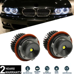 10W LED MARKER ANGEL EYES RING KIT FOR BMW E39 E53 E60 E63 E64 E65 E66 E83 - Picture 1 of 6