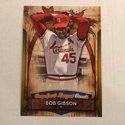 #GLG-10 Bob Gibson Cardinals 5x7  08/10 made 2019 Topps Grapefruit League Greats - Image 1 of 2