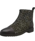Clarks Ladies Griffin Valley Black Leather Combi Ankle Boots Uk Size 6 D Eu 395