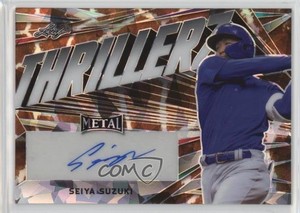 2022 Leaf Metal Thrillerz Giraffe Crystals /2 Seiya Suzuki Rookie Auto RC