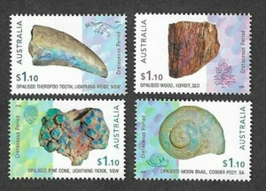 Australia-Opalised Fossils mnh set 2020 - Picture 1 of 1