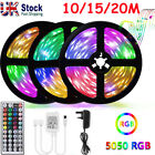 1-20m Led Strip Lights 5050 Rgb Colour Changing Tape Cabinet Kitchen Lighting Uk