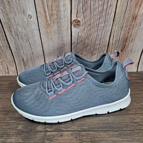 Clarks Cloud Steppers Step Allena Go sneaker stringate donna taglia 7 grigio blu