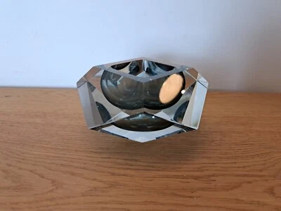 Sommerso Murano, Cendrier /vide Poche , Diamant , Italie, Année 70 - Photo 1/4