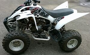 Yamaha Raptor 350 and Suzuki Quads - Both ATVs included.  Clear Titles