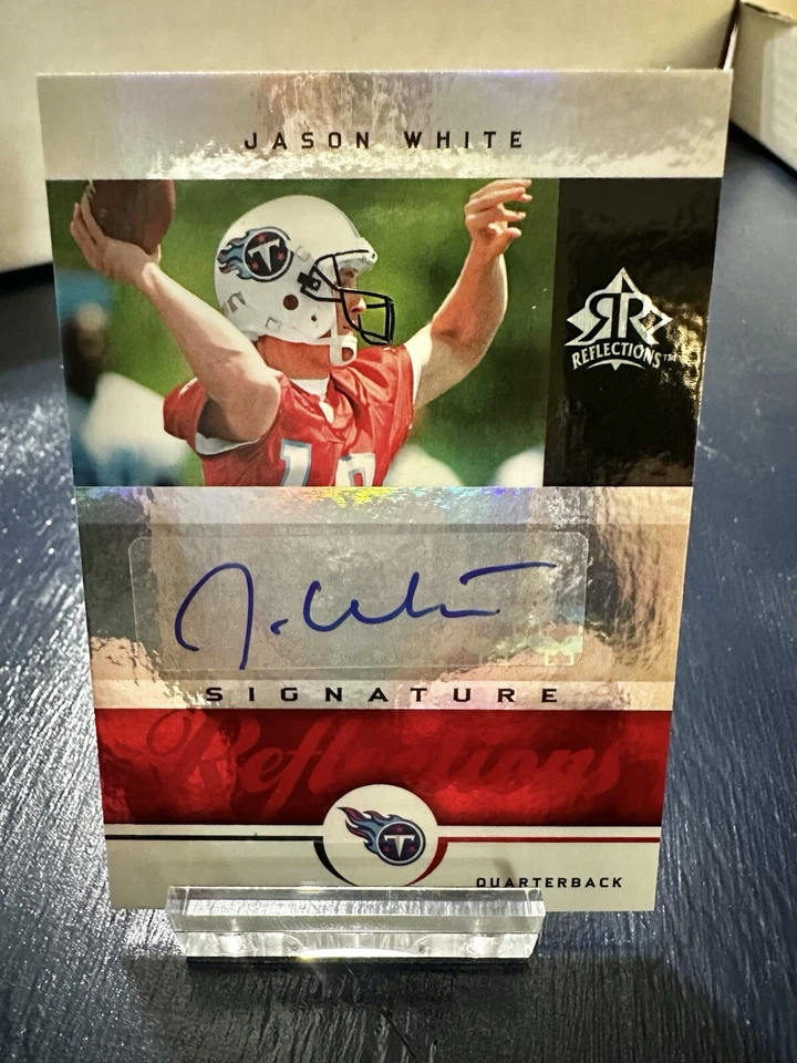 2005 Upper Deck Reflections - Signature Reflections #SR-JW Jason White (AU, RC) - Image 1 of 2