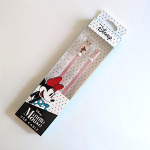 Disney Minnie Mouse USB Charging Cable iPhone — Pink (Boxed)