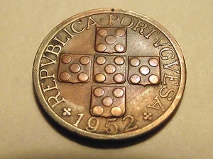 #2698 Portugal: 20 Centavos 1952 - Picture 1 of 2