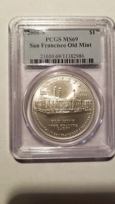 2006-S  SAN FRANCISCO OLD MINT  - MS69 - PCGS  - SILVER - Image 1 of 2