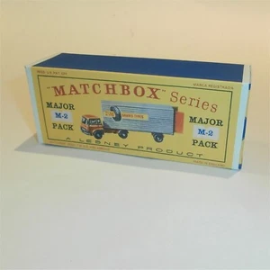 Matchbox Major Pack 2 b Bedford Tractor Davies Tyres D Style Repro Box - Picture 1 of 4