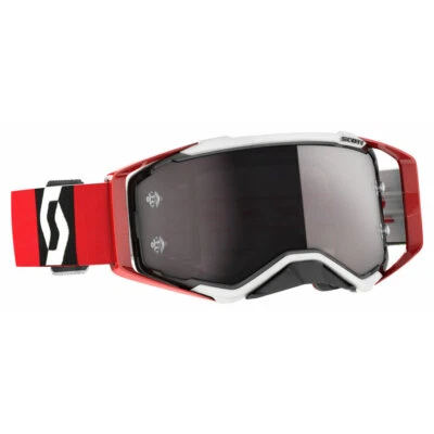 Mascarilla Scott Prospect Negro/Rojo/Plata Cromo MX Goggle - Imagen 1 de 4