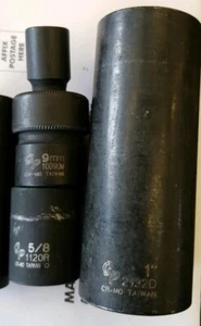 Grey Pneumatic 1120R 2132D 1009UM 3/8" & 1/2" drive 9mm 5/8 1" lot - Picture 1 of 3