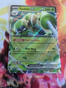 Spidos EX 253/198 Escarlata y Violeta Base Set Doble Raro - Tarjeta JCC Pokémon Casi Nueva - Imagen 1 de 2
