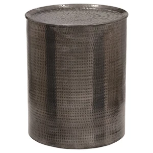 Mesa auxiliar de centro plata / plata vintage / cobre / oro de salón 50 x 40 cm - Imagen 1 de 29