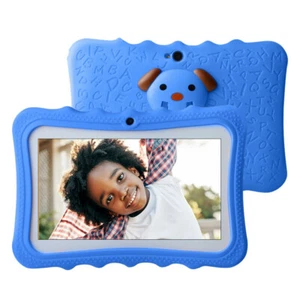 7" Kids Tablet PC 8GB Wifi Android 6.0 Learning PAD Dual Cameras Bundle Case - Picture 1 of 16