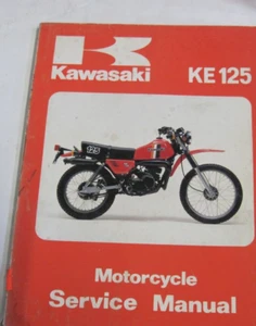 78-82 Kawasaki KE125 Original Motorcycle Service Manual 99924-1010-04 SM102 - Picture 1 of 7