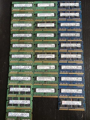 4GB DDR3 1600 MHz PC3-12800 204 Pin Laptop SODIMM MIXED MAJOR BRANDS for Laptops - Image 1 of 2