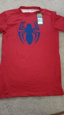 Pullover Under Armour Compresión Rojo Spiderman Juvenil Grande Foto 1 de 2