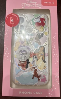 Funda para teléfono Disney Princess iPhone 16 Pro Max inalámbrica carga rápida funda para teléfono Foto 1 de 2