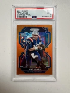 2021 Prizm MAC JONES Orange Prizm RC 58/249 #336 PSA 9 MINT - Picture 1 of 3